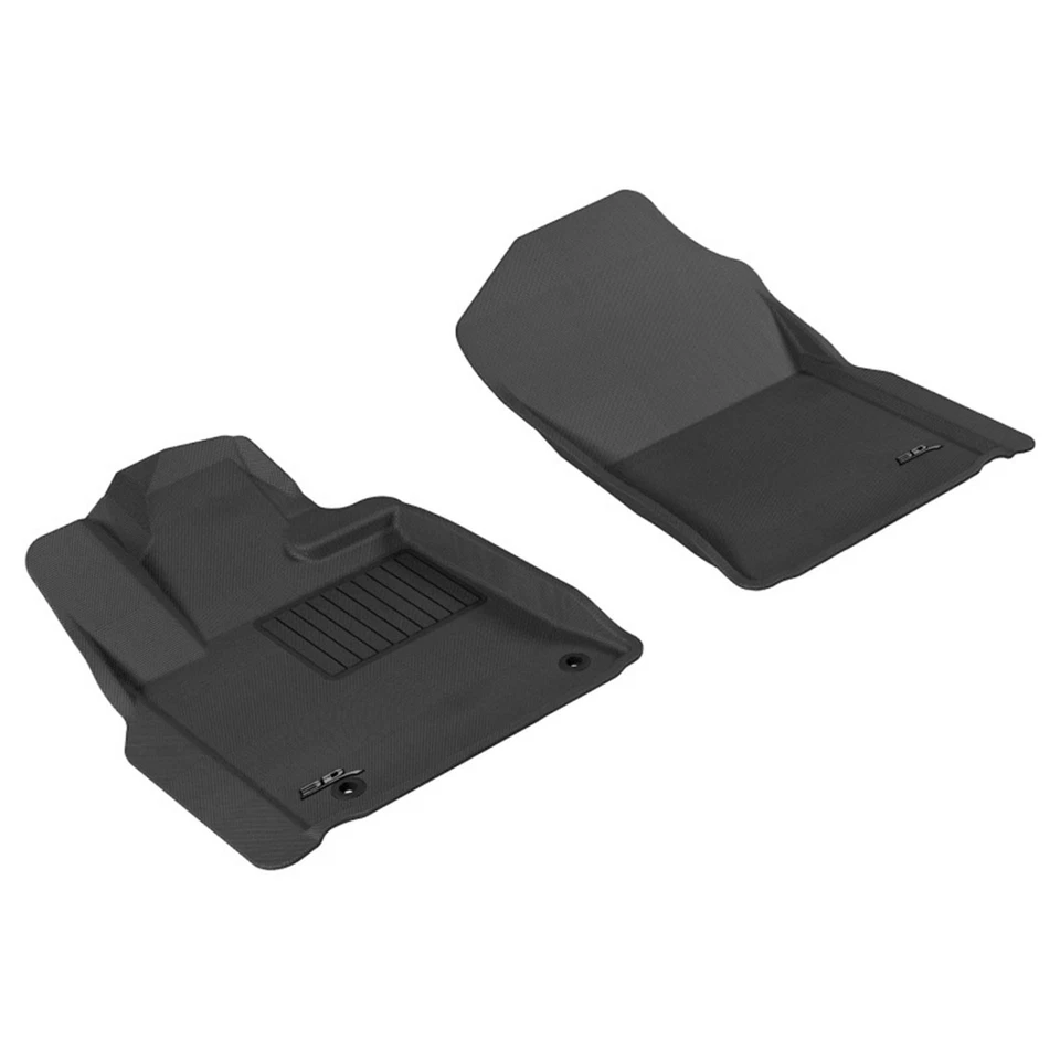 Kagu 1st Row Floormat for 2012-2020 Toyota Tundra Reg/DBL - Black L1TY14911509 - Image 1 of 3