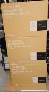 LG 32” Curved Screen IPS Full HD HDMI VGA Monitor 1080p 32BR50C-B AMD FreeSync - Picture 1 of 4