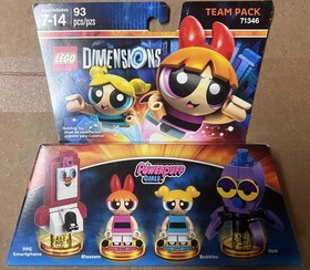 LEGO DIMENSIONS  #71346 THE POWDERPUFF GIRLS TEAM PACK BLOSSSOM BUBBLES OCTI NEW