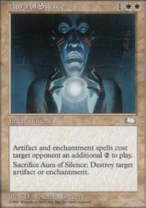 Aura of Silence - Medium Play MTG Weatherlight - Picture 1 of 1