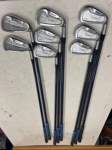 MIZUNO T-ZOID MX-20 set of 8 GOLF CLUBS 3-PW REGULAR FLEX Exsar Blue Graphite RH - Picture 1 of 15