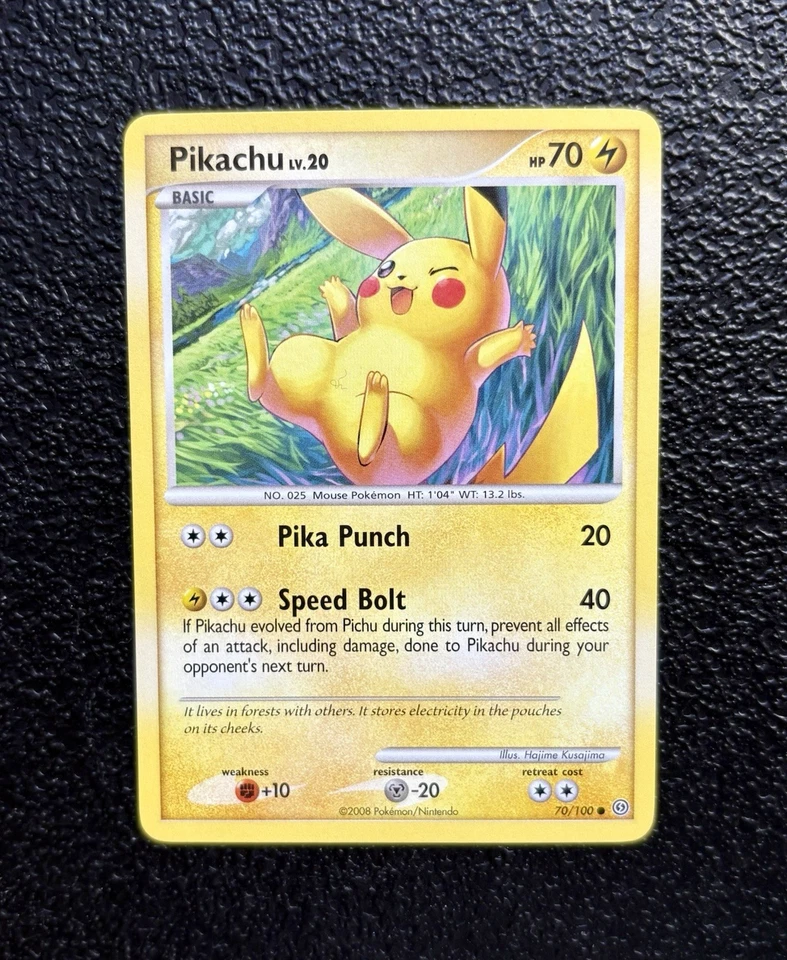 Pokémon TCG - Pikachu 71/100 - Vintage Rare - D&P: Stormfront *NM/LP - Image 1 of 2