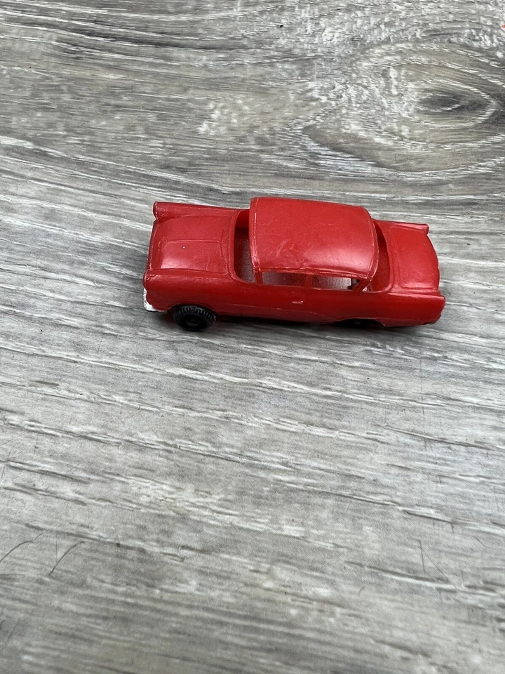 винтажный пластиковый красный контейнер для игрушечных автомобилей Opel 37 - Изображение 1 из 2
