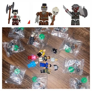 LRG Lot Of Non Lego Minfigs /parts:MANY  VINTAGE Sealed KRE-O D&D Figs +Mega Blx - Picture 1 of 7