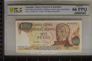 Argentina 1000 Pesos Banco Central de la Republica ND - Picture 1 of 2