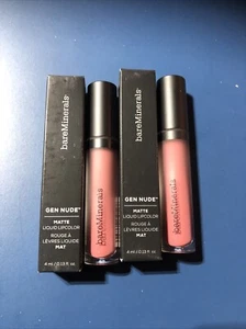 Color de labios líquido mate BareMinerals Gen Nude Juju, paquete de 2 - Imagen 1 de 1