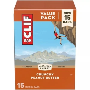 CLIF Bar Crunchy Peanut Butter Energy Bars - Picture 1 of 15