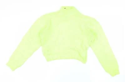 PRETTYLITTLETHING Womens Green High Neck Acrylic Blend Jumper Size 12 - Image 1 of 4
