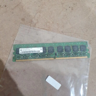 Qimonda HYS72T128020EU-2.5-B2 1GB 2Rx8 PC2-6400 DDR2-800 240-Pin DIMM ECC SDRAM - Image 1 of 4