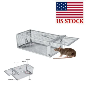 USA Mouse Trap Rat Trap Rodent Trap Live Catch Cage, Easy to Set Up and Reuse - Picture 1 of 19