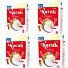 4x Packungen Teepause Instant Karak Chai Tee mit Milchkännchen Zucker & Kardamom je 25g
