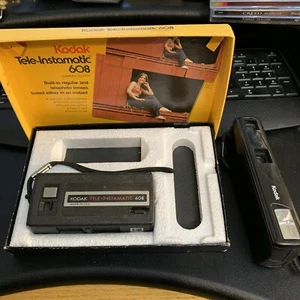 Kodak: Tele-Instamatic: 608: Cámara 110: Caja original: Correa vintage: y Star 110 - Imagen 1 de 8