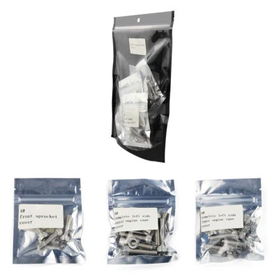 Kit de pernos de motor de acero inoxidable aptos para Kawasaki KLR650 1987-2007 2008-2018 2022-2023 Foto 1 de 4