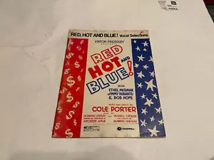 Red Hot and Blue! Vocal Selections Songbook Sheet Music Score 1936 Chappell - Picture 1 of 2