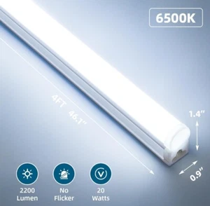 t8 4ft led tube light bulbs 6500k (Set of 6) - Picture 1 of 6