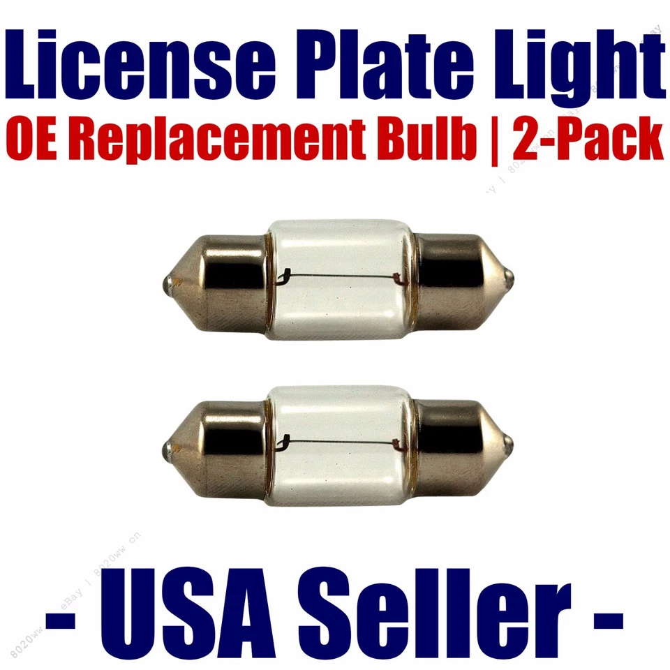 License Plate Bulb 2pk OE Replacement Fits - Listed Mercedes-Benz Vehicles 6418 - Image 1 of 1