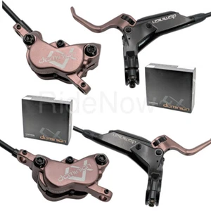HAYES Dominion A4 SFL MTB Disc Brake Set, Bronze, F+R, 1000/1800mm, DH 4 Piston - Picture 1 of 10