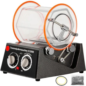 VEVOR 5Kg Rotary Tumbler Surface Polisher Jewelry Rock Polishing Finishing Tool - Foto 1 di 12