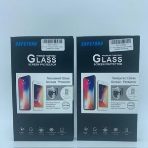 4 Tempered Glass Screen Protector Compatible iPhone 11/XR 6.1 Inch 2 - 2 Packs - Picture 1 of 15