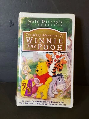 New Disney VHS Sealed Tape "Winnie the Pooh" Masterpiece Collection Commemorativ - Image 1 of 3