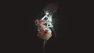 Anime einfacher Hintergrund Kaname Madoka Homura Akemi Mahou Spielmatte Schreibtisch - Bild 1 von 1