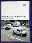 VW Bus T5 van, LT and caddy, brochure 9.2005