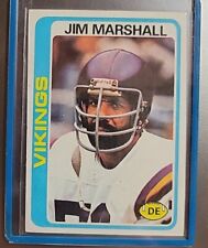 1978 TOPPS JIM MARSHALL MINNESOTA VIKINGS #343