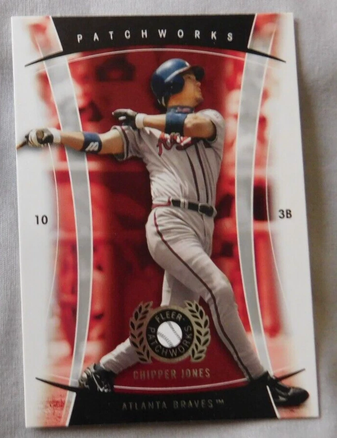 2005 Fleer Patchworks #27 Chipper Jones Atlanta Braves Baseball Card nm-mt+ - Image 1 of 1