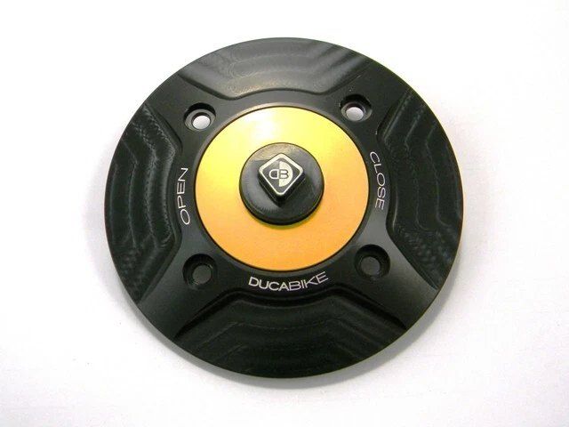 Tapa del tanque de gasolina Ducabike Ducati Streetfighter V4 - negro-dorado Foto 1 de 1