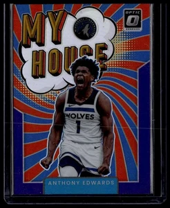 Donruss Optic #9 2021-22 Anthony Edwards My House púrpura - Imagen 1 de 2