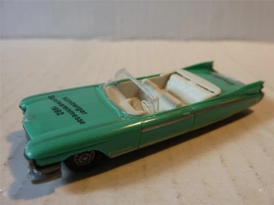 Cioccolatino 1:87 Cadillac 59 Cabrio verde fiera del giocattolo 1992 edizione... - Immagine 1 di 4