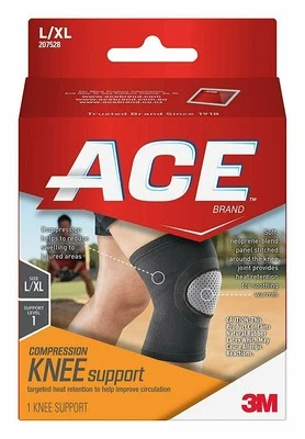 Ace Compression Knee Support Soft Neoprene Blend Panel Large Extra Large 1 ct - Image 1 of 3