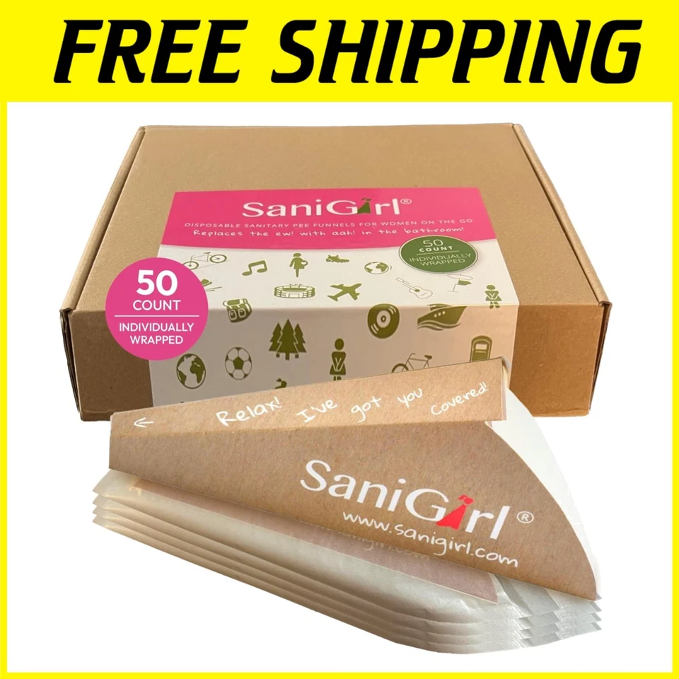 Embudo de orina desechable para mujer - compañero de camping y viaje Foto 1 de 4