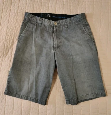 Volcom Stone Corpo Class Mens Size 32 Gray Chino Shorts Casual Flat Front - Image 1 of 4