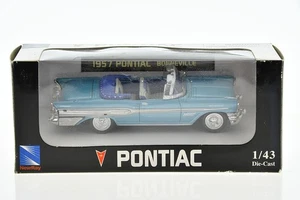PONTIAC Bonneville Blue metallic 1967 1/43 NEW RAY - Picture 1 of 5