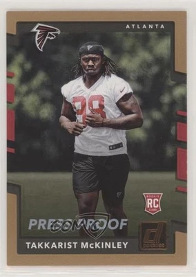 2017 Donruss Rookies Retail Press Proof Bronze Takkarist McKinley #400 Rookie RC - Image 1 of 2