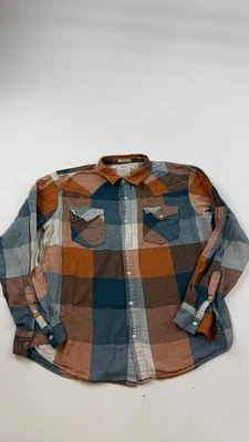 Camisa Levi's Para Hombre Grande Patchwork Cuadros Western Snap Frontal Ajuste Estándar Foto 1 de 4