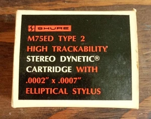 SHURE M75ED TYPE 2 phono cartridge - Picture 1 of 11