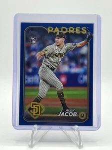 Alek Jacob - Serie Actualización Topps 2024 ROYAL BLUE ROOKIE - #US66 San Diego Padres - Imagen 1 de 2