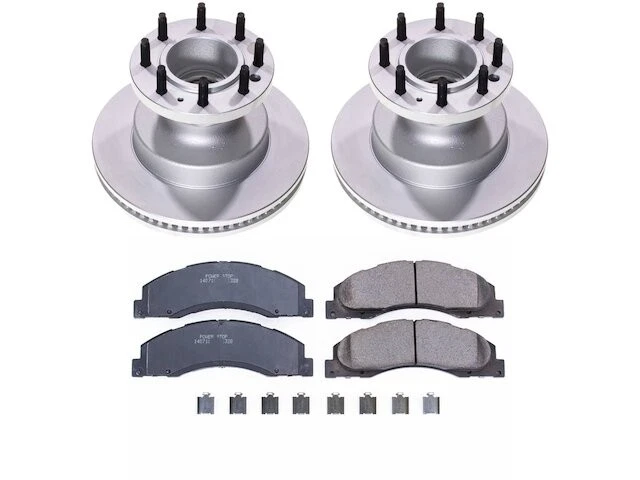 Front Brake Pad and Rotor Kit For Ford E350 Super Duty HY439QR - Imagem 1 de 1