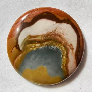 87 Cts Natural Polygram Jasper Cabochon Gemstone For Jewelry 40.7x40.7x6.5 MM - Picture 1 of 2