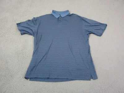Camisa de Golf Nike De Colección Adulto Grande L Azul A Cuadros Polo Golf Hombres Y2K Foto 1 de 4