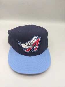 Vtg 90's California Angels 59/50 Wool Baseball Cap PRO MODEL Size 7 NEW - Picture 1 of 5