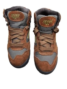 HI-TEC Lady Lite II Brown Hiking Leather Boots Size 6 Outdoor - Picture 1 of 8