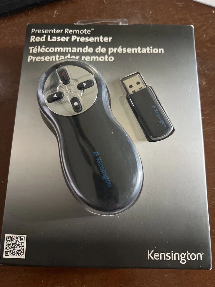 Nuevo presentador inalámbrico OEM Kensington V1842B con puntero láser rojo rango de 65’ pies Foto 1 de 2