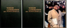 Vince Lombardi on Football - HC (2 Volumes w/Slipcase) 1st PRINT 1973 - Picture 1 of 1