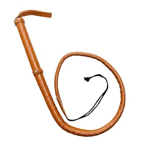 Snake Bull Whip-Top Genuine Leather Signal Hunter -Fully Hand Made Top Quality - Picture 1 of 5