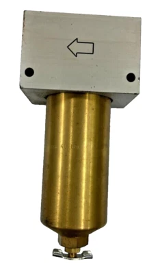 R417000237 Rexroth High Pressure Brass Body Compressed Air Filter G1/2 40 bar - Image 1 of 3