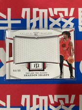 Shaedon Sharpe 2022-23 Panini National Treasures Jumbo Jersey RC Rookie 44/99