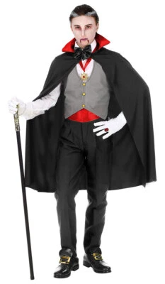 70033-WIDMANN Vampir Kostüm Kinder Dracula Umhang Halloween Jungen-kostüm Karneval Fasching KK